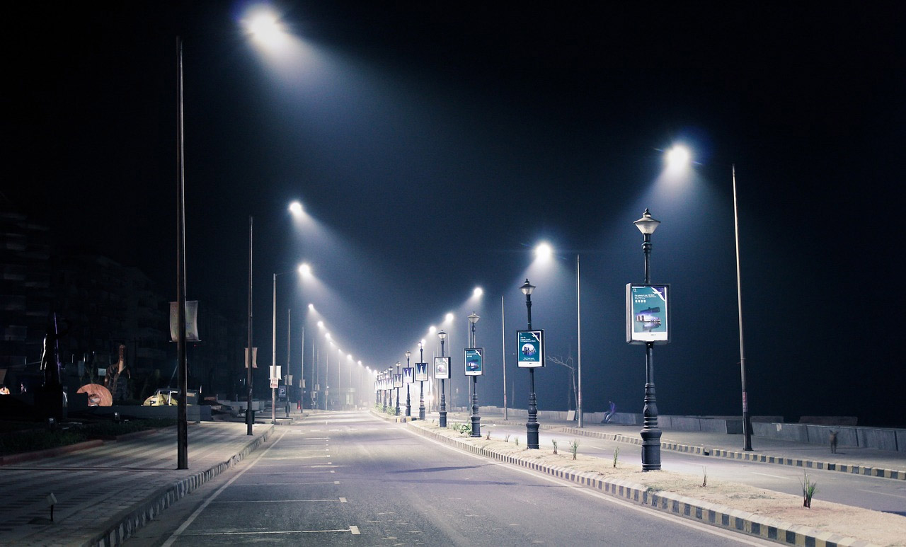 empty road in quarantine