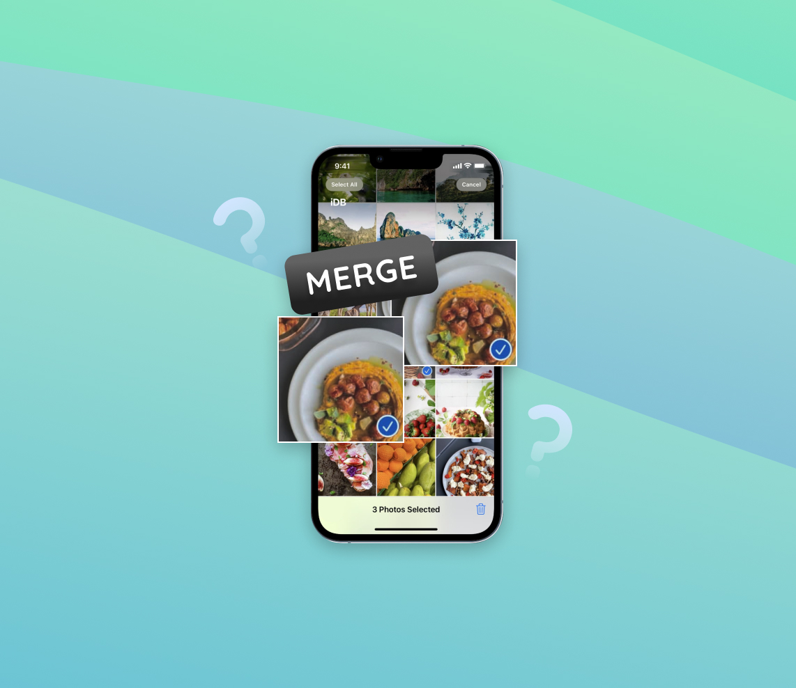 merge duplicate photos on iPhone