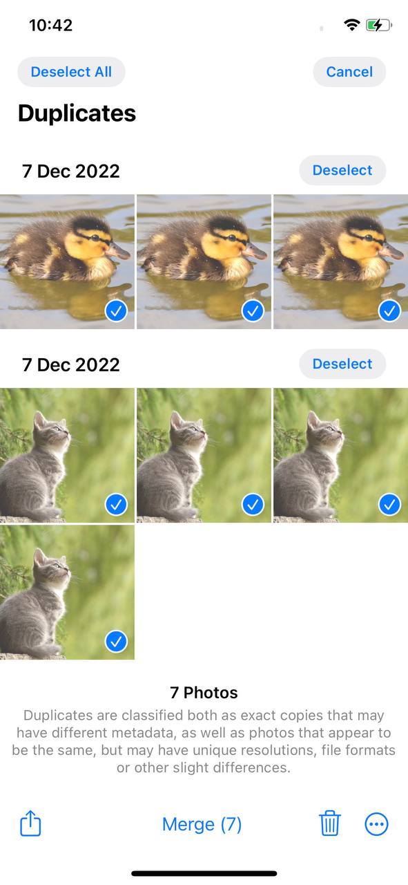 delete duplicate photos