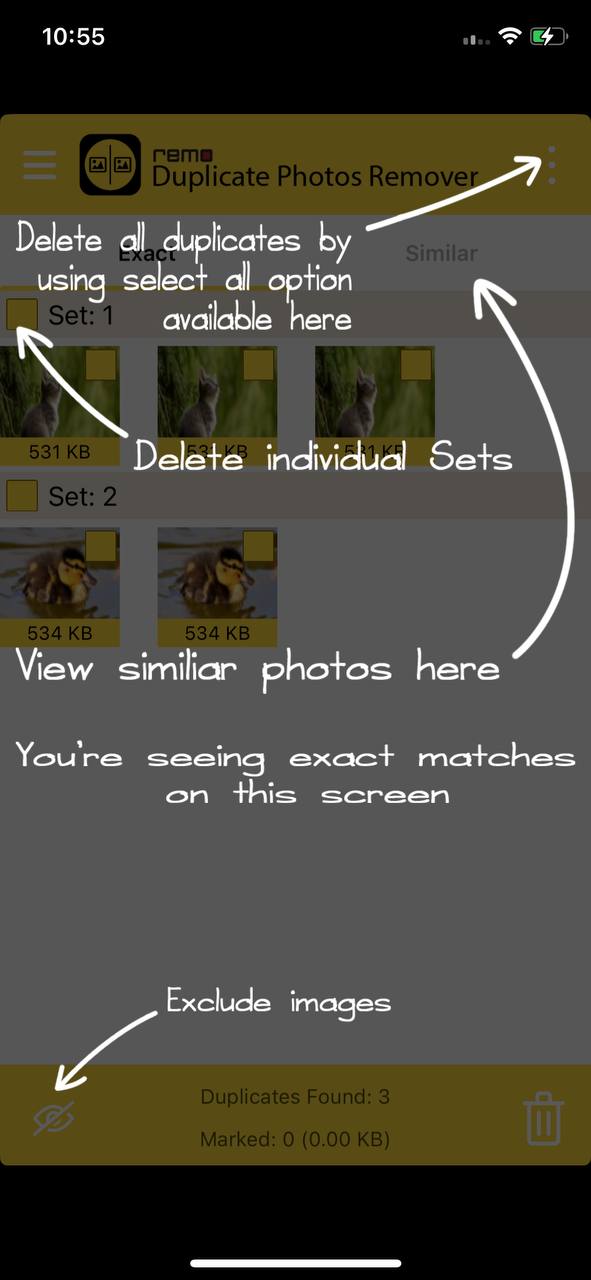 follow instructions to merge duplicate iPhone photos