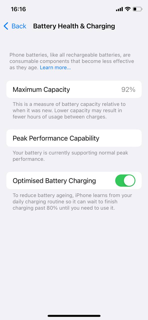 check battery health