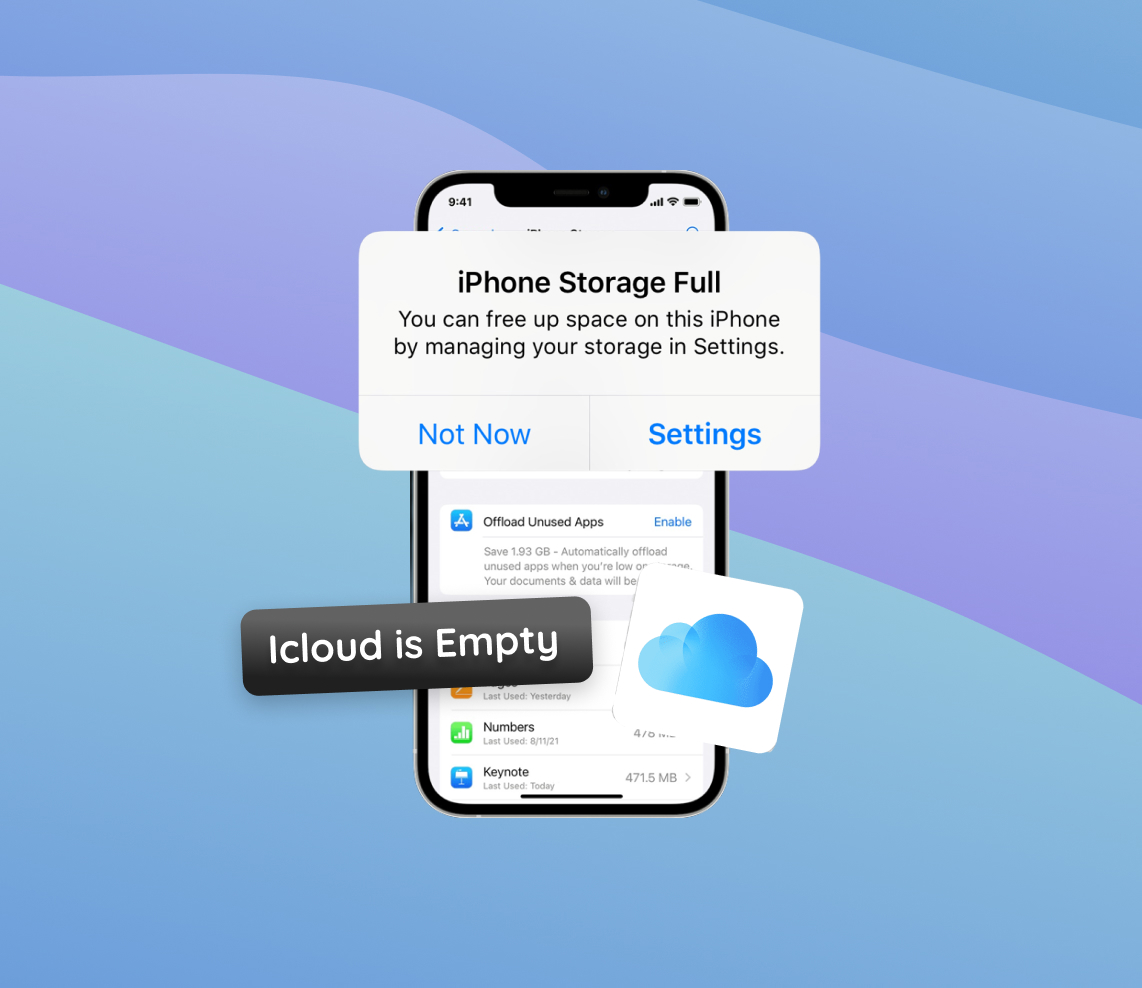 iphone storage full but not icloud