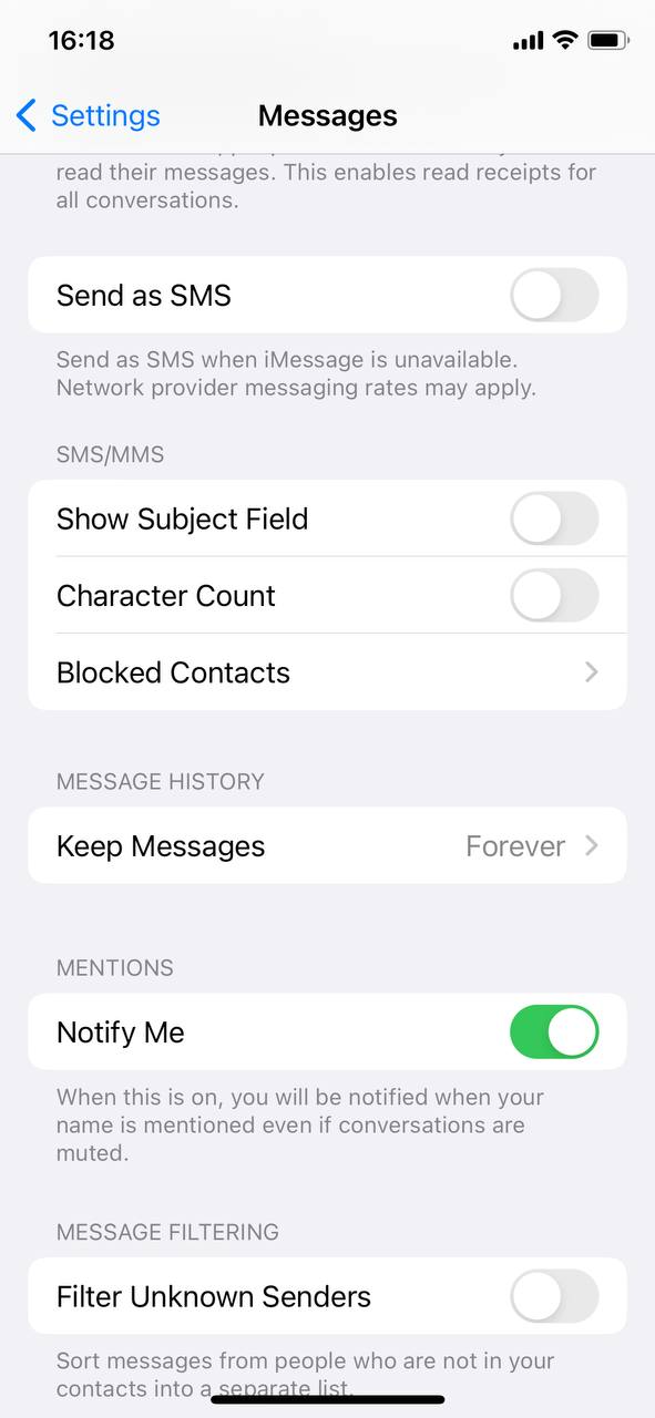 Manage Your Messages