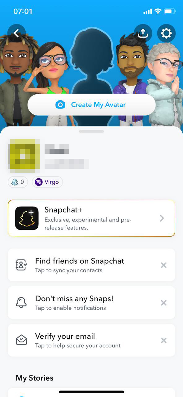 snapchat profile