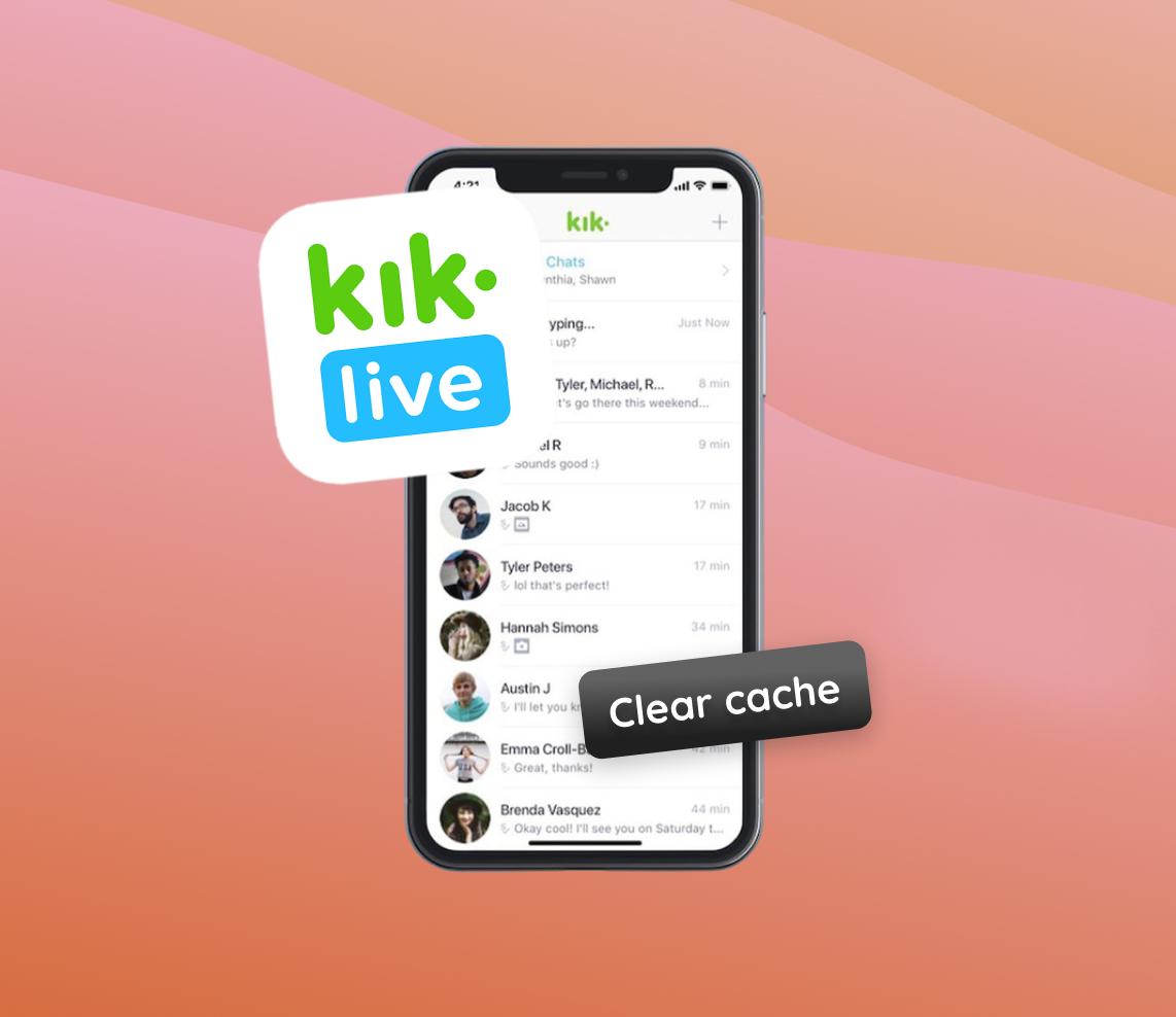 clear kik cache on iphone