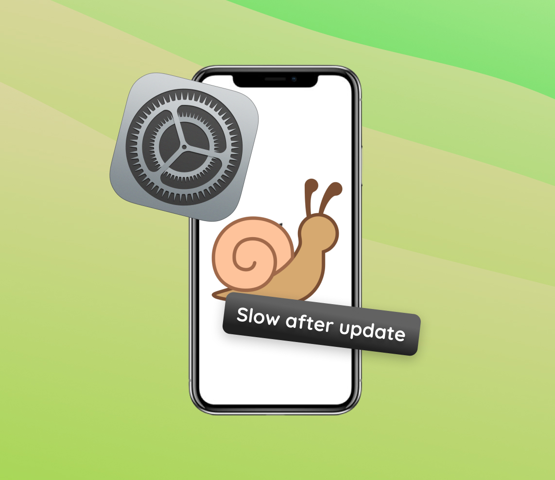 iphone slow after update