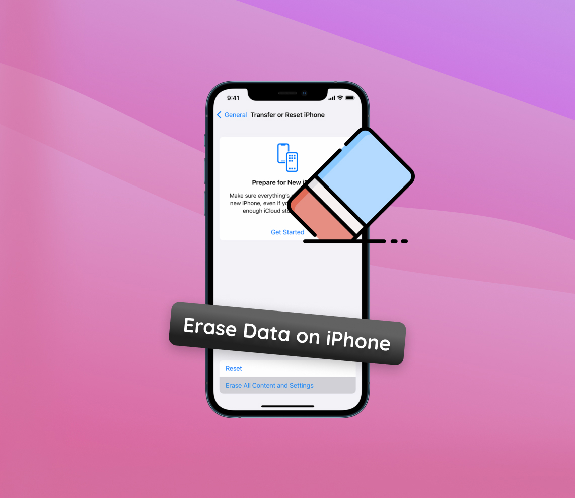 erase data on iphone